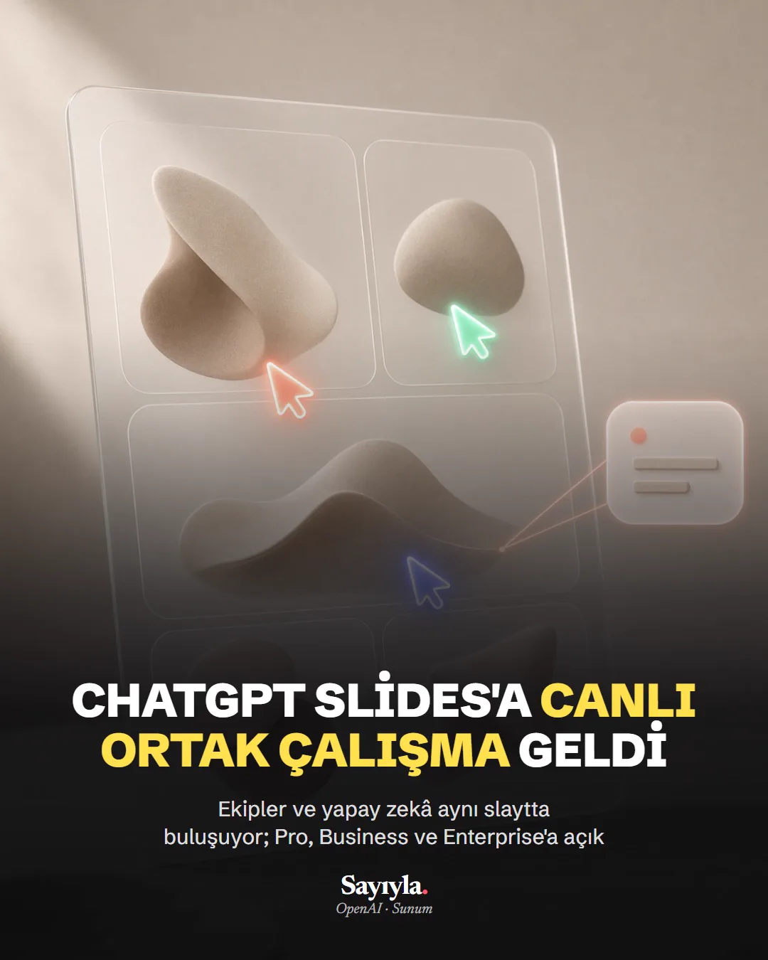 ChatGPT Slides'a canlı ortak çalışma geldi: haber görseli