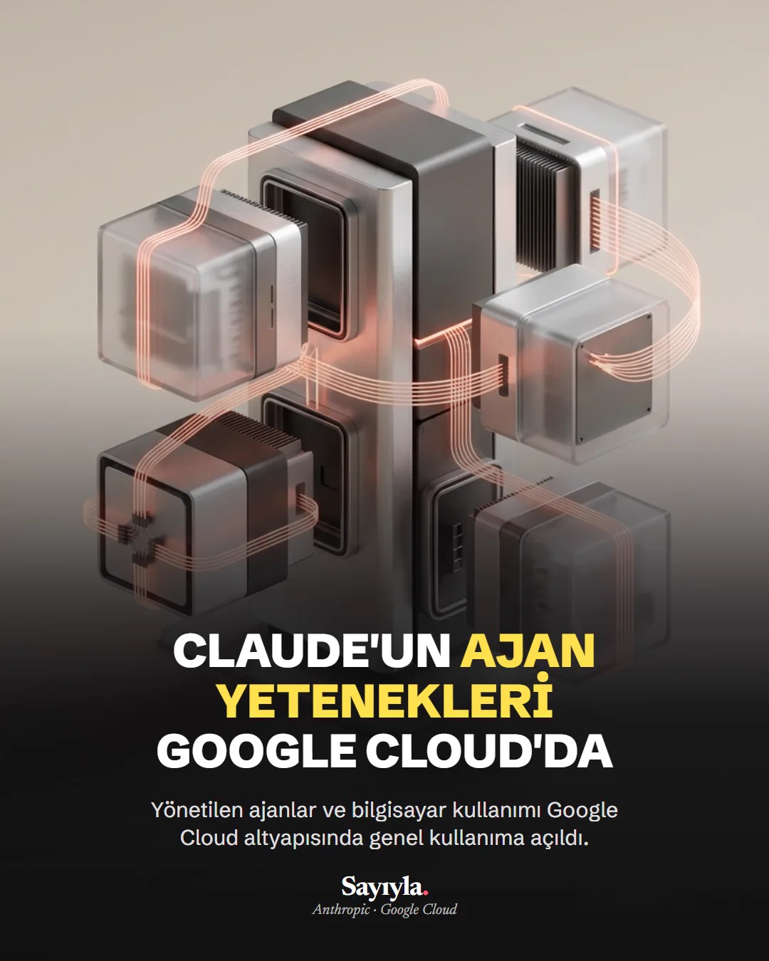 Claude'un ajan yetenekleri Google Cloud'da: haber görseli