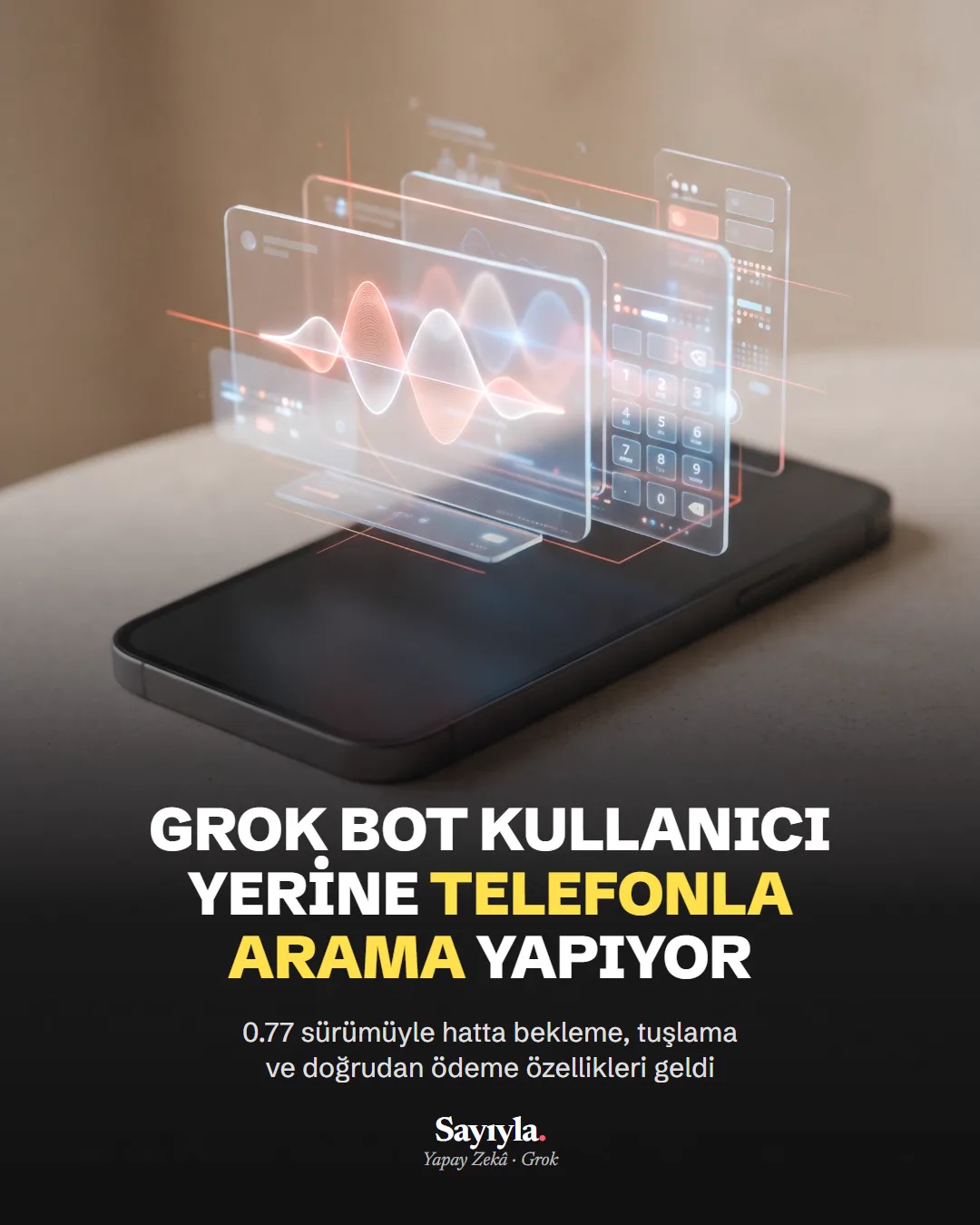 Grok Bot kullanıcı yerine telefonla arama yapıyor: haber görseli