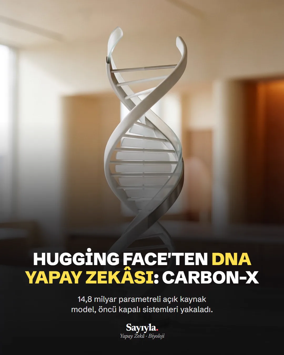Hugging Face'ten DNA yapay zekâsı: Carbon-X: haber görseli