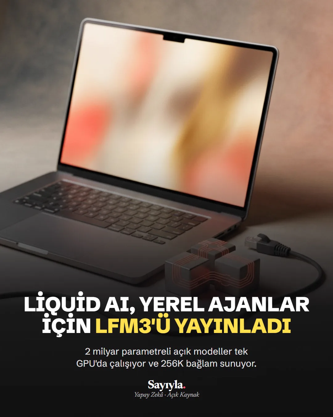Liquid AI, yerel ajanlar için LFM3'ü yayınladı: haber görseli