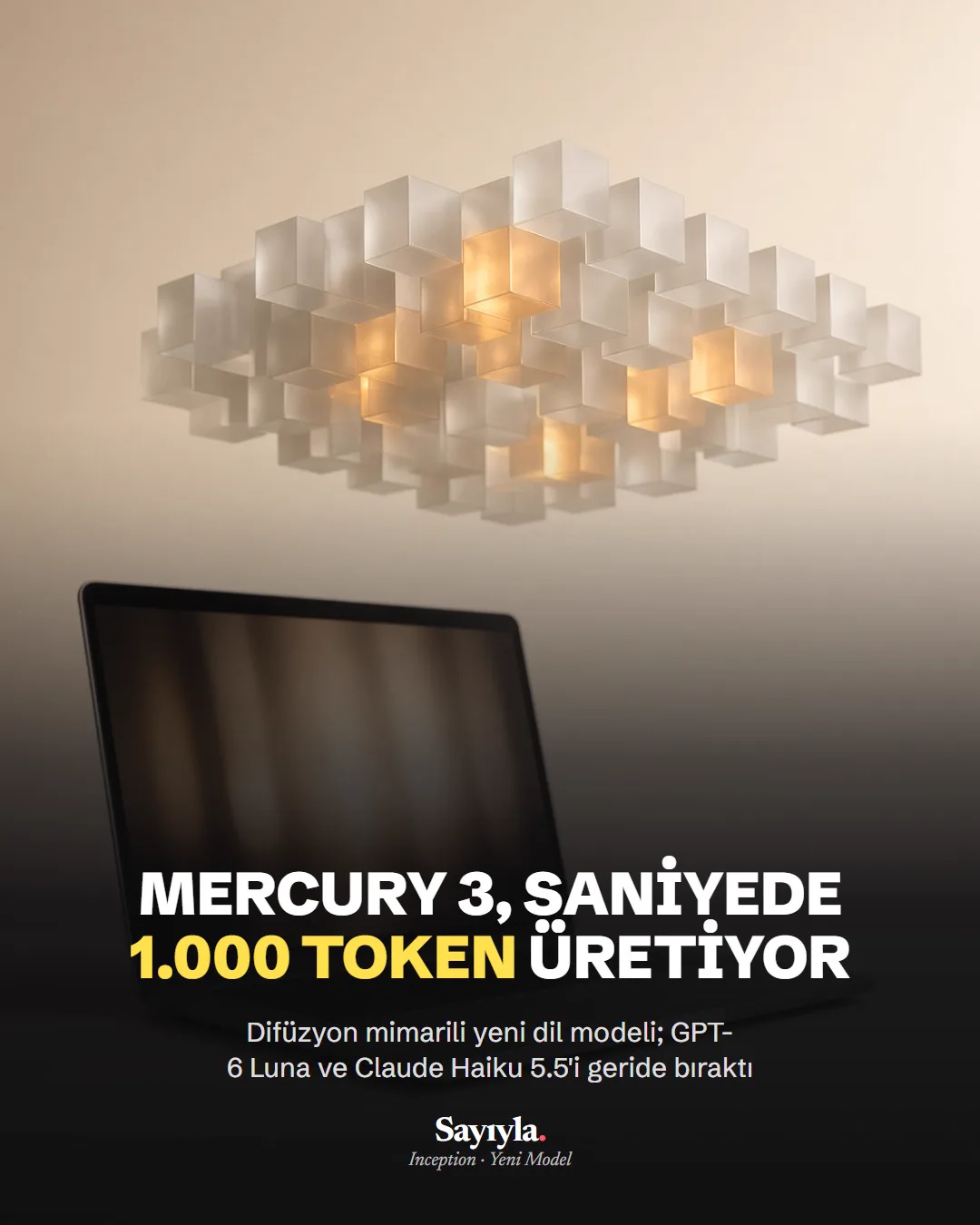 Mercury 3, saniyede 1.000 token üretiyor: haber görseli