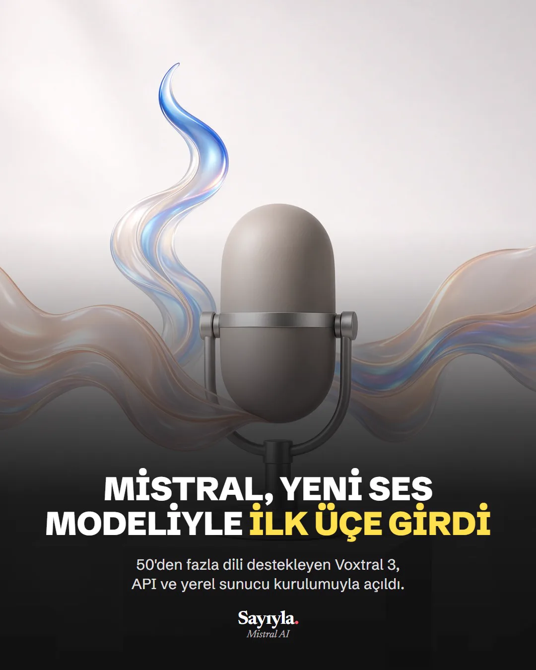 Mistral, yeni ses modeliyle ilk üçe girdi: haber görseli