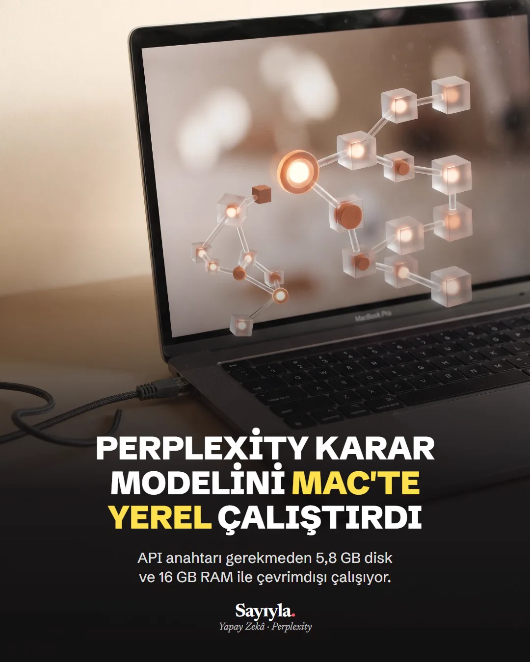Perplexity karar modelini Mac'te yerel çalıştırdı: haber görseli