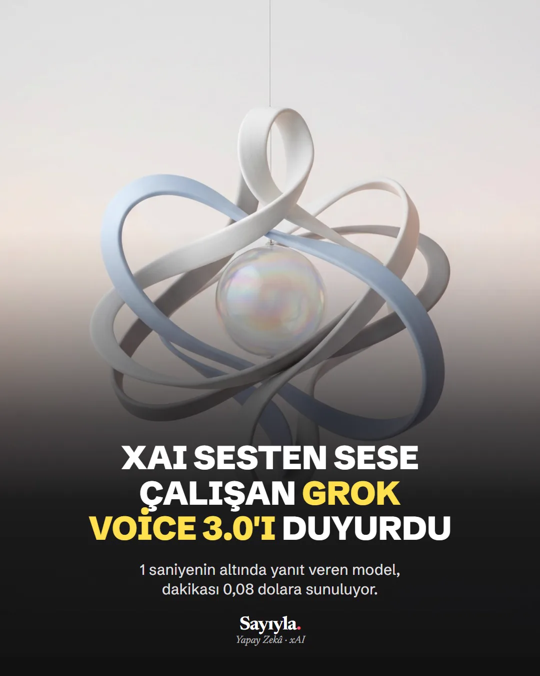 xAI sesten sese çalışan Grok Voice 3.0'ı duyurdu: haber görseli